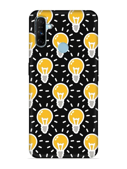 Light Bulb Seamless Embossed Soft Silicone Case for Realme Narzo 10A Zapvi