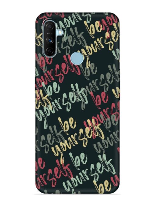 Yourself Seamless Embossed Soft Silicone Case for Realme Narzo 10A Zapvi