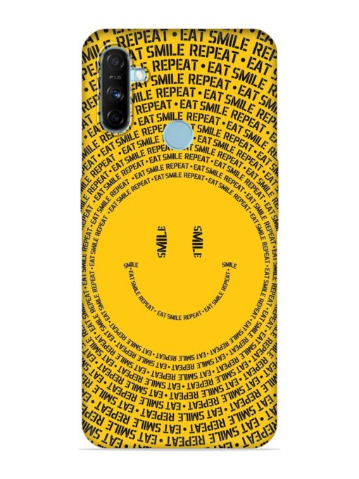 Smiley Embossed Soft Silicone Case for Realme Narzo 10A Zapvi