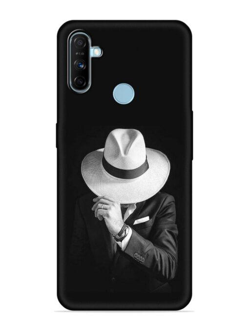 Men Under Hat Embossed Soft Silicone Case for Realme Narzo 10A Zapvi