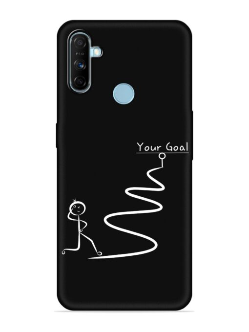 Your Goal Embossed Soft Silicone Case for Realme Narzo 10A Zapvi