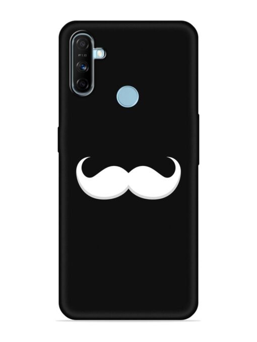 Mustache Vector Embossed Soft Silicone Case for Realme Narzo 10A