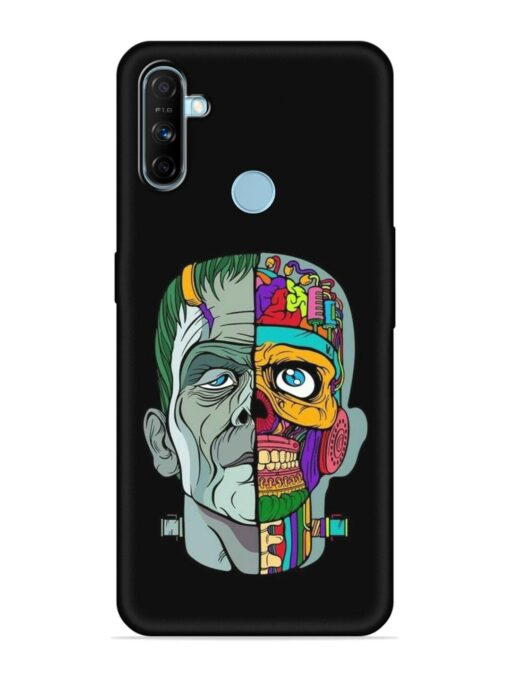 Men Vs Skull Embossed Soft Silicone Case for Realme Narzo 10A Zapvi