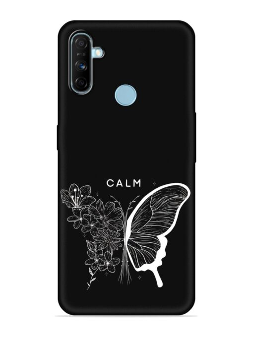 Calm Embossed Soft Silicone Case for Realme Narzo 10A Zapvi