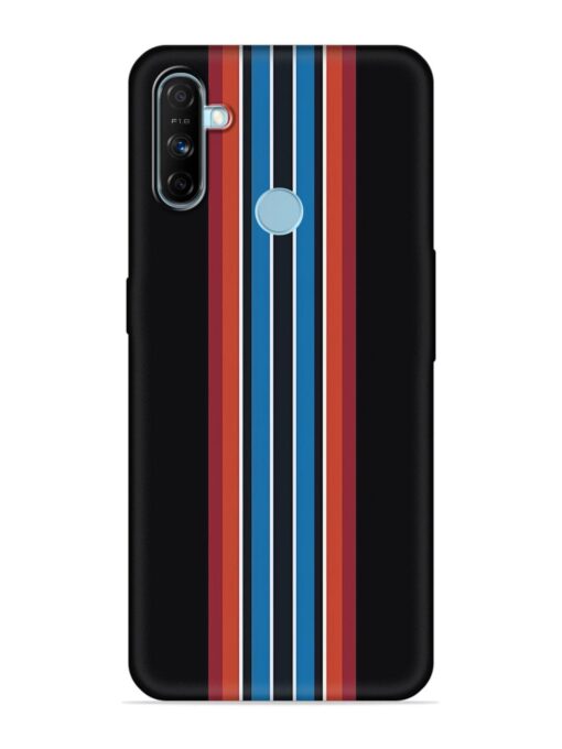 Vertical Strips Embossed Soft Silicone Case for Realme Narzo 10A Zapvi