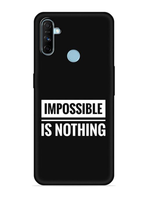 Impossible Is Nothing Embossed Soft Silicone Case for Realme Narzo 10A