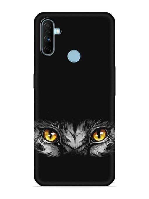 Scary Eye Embossed Soft Silicone Case for Realme Narzo 10A