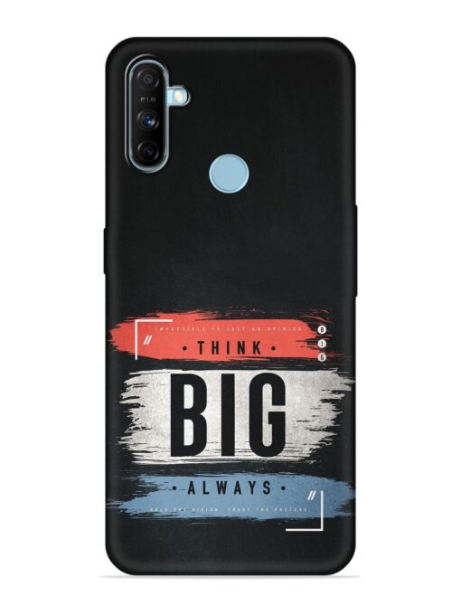 Think Big Always Embossed Soft Silicone Case for Realme Narzo 10A Zapvi