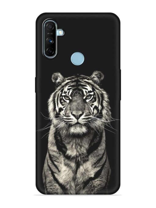 Tiger Art Embossed Soft Silicone Case for Realme Narzo 10A