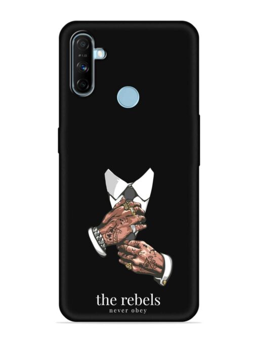 Rebels Slogan Man Embossed Soft Silicone Case for Realme Narzo 20A