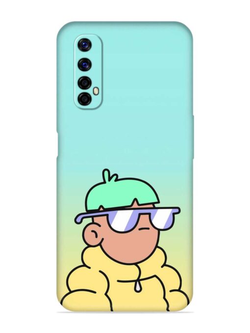 Doodles Cool Character Embossed Soft Silicone Case for Realme Narzo 20 Pro Zapvi