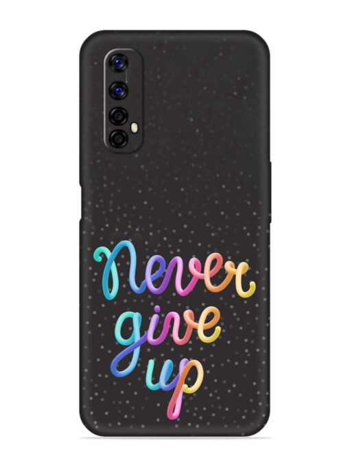 Colorful Stylized Rainbow Embossed Soft Silicone Case for Realme Narzo 20 Pro Zapvi