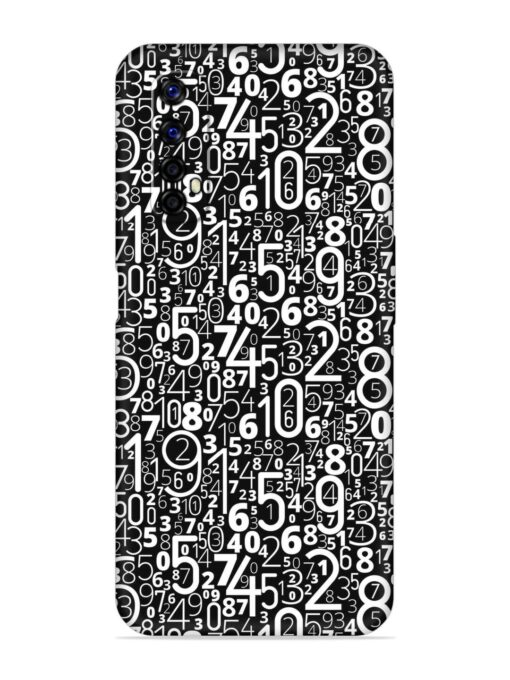 Many Numbers Different Embossed Soft Silicone Case for Realme Narzo 20 Pro Zapvi