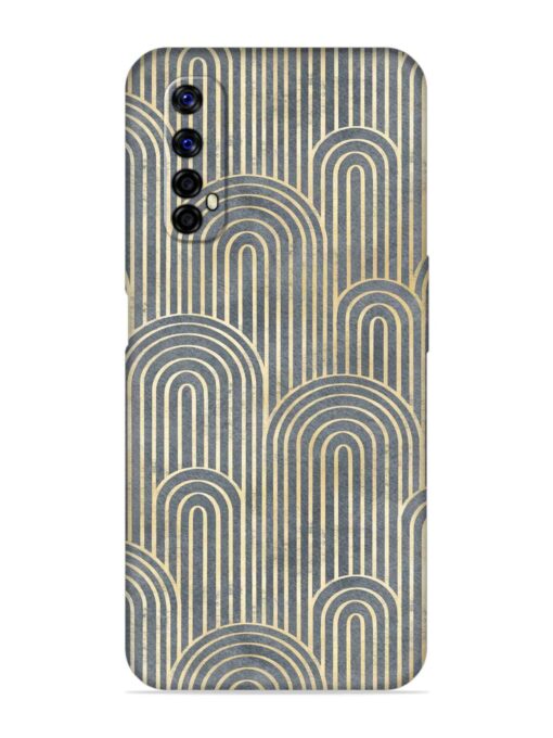 Art Deco Style Embossed Soft Silicone Case for Realme Narzo 20 Pro Zapvi