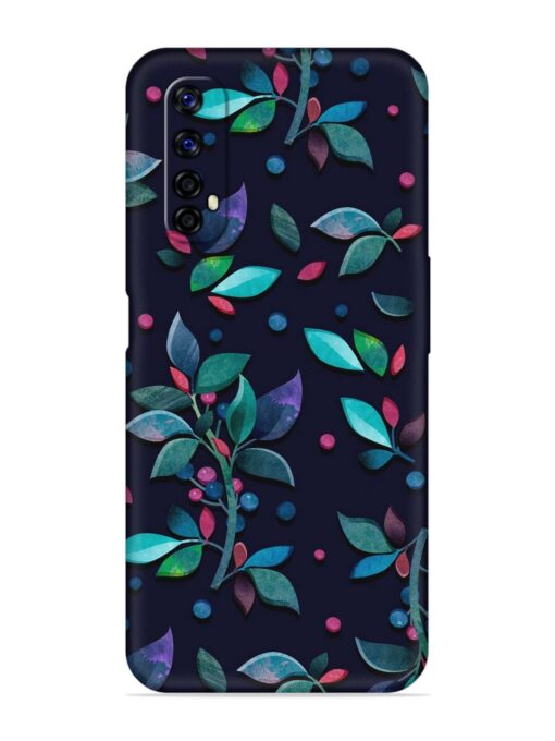 Decorative Watercolor Flower Embossed Soft Silicone Case for Realme Narzo 20 Pro Zapvi