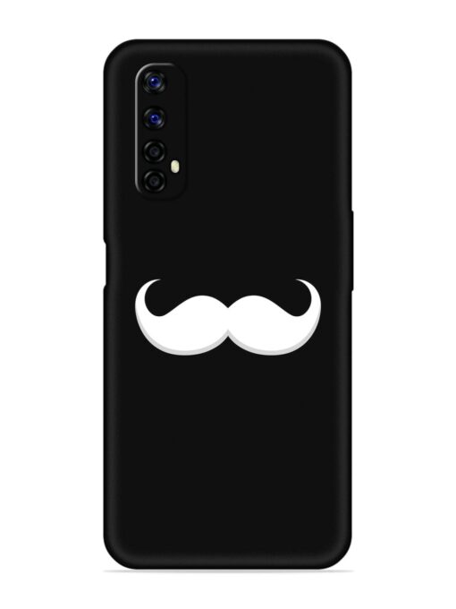 Mustache Vector Embossed Soft Silicone Case for Realme Narzo 20 Pro Zapvi