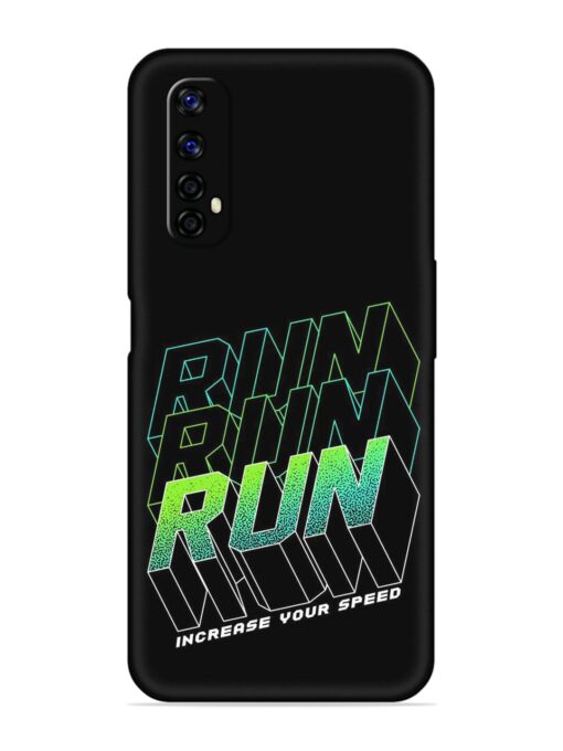 Run Embossed Soft Silicone Case for Realme Narzo 20 Pro Zapvi