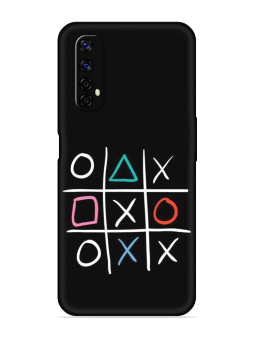 Super Neon Tic-Tac-Toe Embossed Soft Silicone Case for Realme Narzo 20 Pro Zapvi