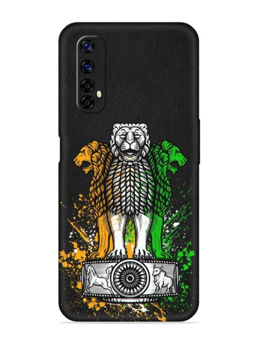 Pillars Of Ashoka Embossed Soft Silicone Case for Realme Narzo 20 Pro