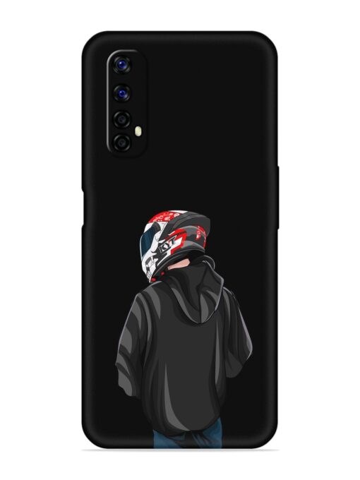 Motorcycle Rider Embossed Soft Silicone Case for Realme Narzo 20 Pro