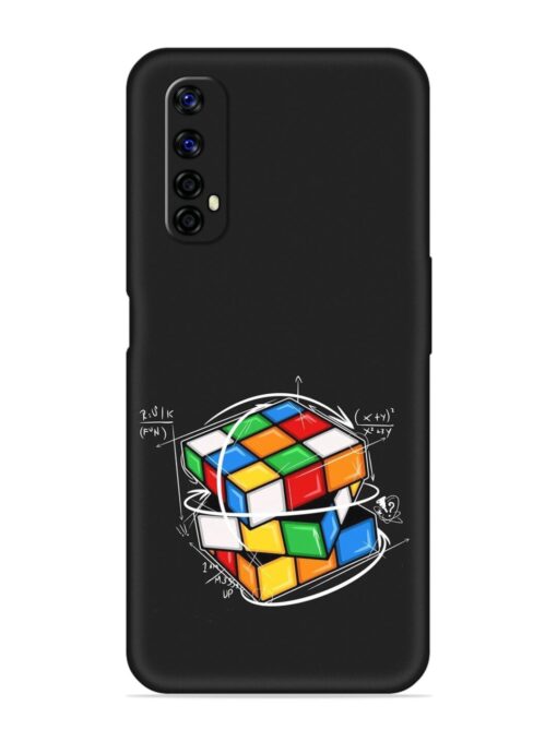 Cubik Vector Embossed Soft Silicone Case for Realme Narzo 20 Pro