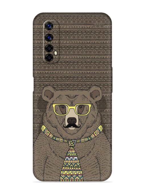 Grizzly Bear Embossed Soft Silicone Case for Realme Narzo 20 Pro Zapvi