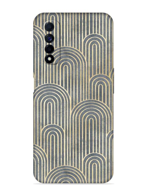 Art Deco Style Embossed Soft Silicone Case for Realme Narzo 30 (4G) Zapvi