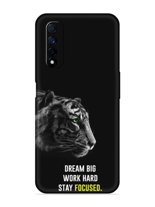 Dream Big Work Hard Embossed Soft Silicone Case for Realme Narzo 30 (4G) Zapvi