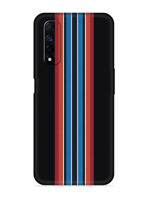 Vertical Strips Embossed Soft Silicone Case for Realme Narzo 30 (4G)