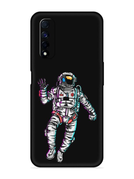 Spaceman Embossed Soft Silicone Case for Realme Narzo 30 (4G) Zapvi