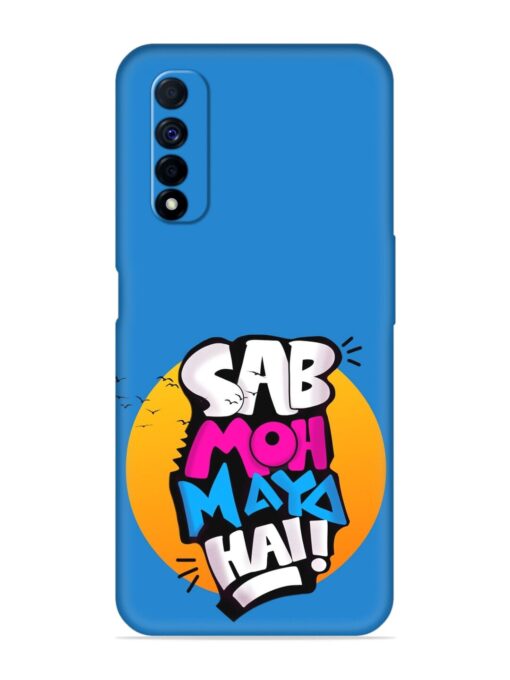 Sab Moh Moya Embossed Soft Silicone Case for Realme Narzo 30 (4G)