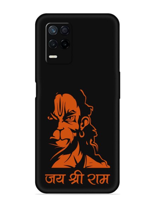 Angry Hanuman Embossed Soft Silicone Case for Realme Narzo 30 (5G) Zapvi