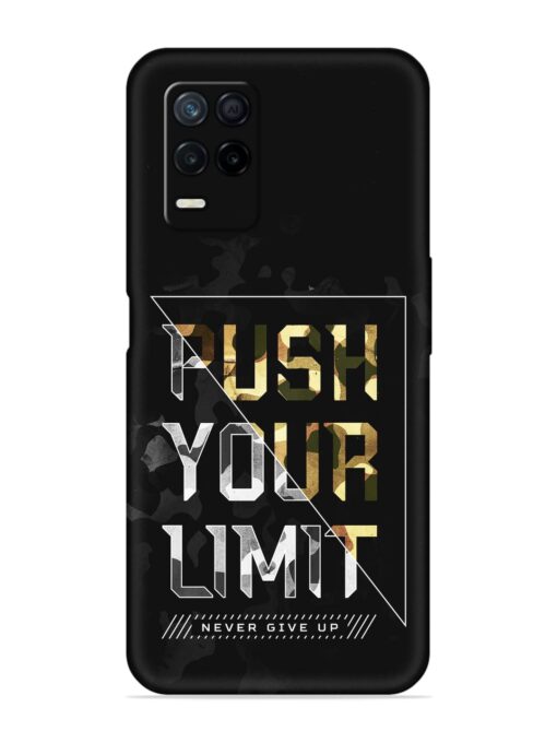 Push Your Limits Embossed Soft Silicone Case for Realme Narzo 30 (5G) Zapvi