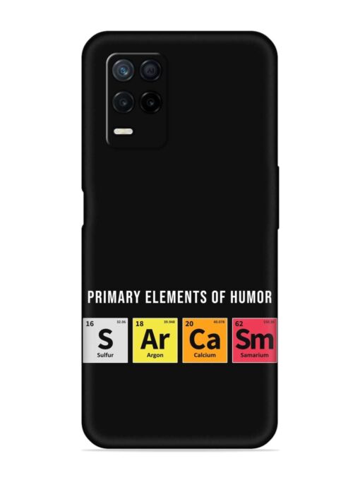 Primary Elements Humor Embossed Soft Silicone Case for Realme Narzo 30 (5G)