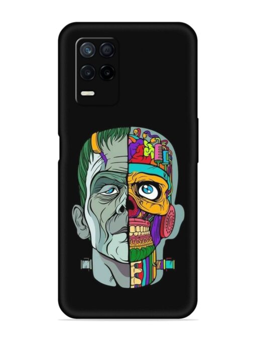 Men Vs Skull Embossed Soft Silicone Case for Realme Narzo 30 (5G)