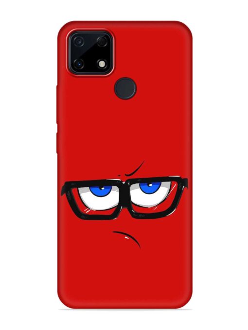 Rad Angry Face Embossed Soft Silicone Case for Realme Narzo 30A Zapvi