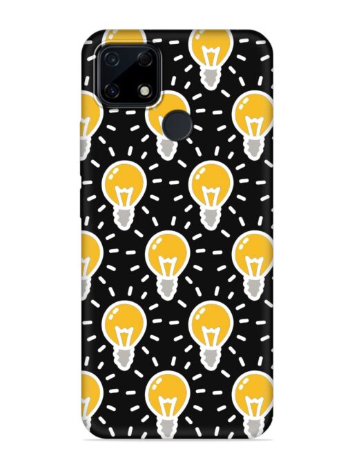 Light Bulb Seamless Embossed Soft Silicone Case for Realme Narzo 30A