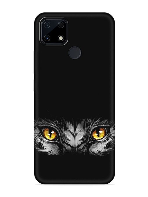 Scary Eye Embossed Soft Silicone Case for Realme Narzo 30A Zapvi