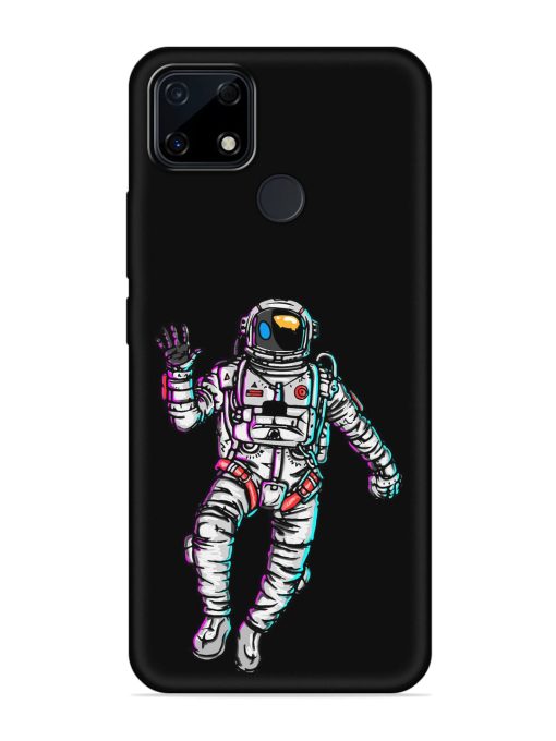 Spaceman Embossed Soft Silicone Case for Realme Narzo 30A Zapvi