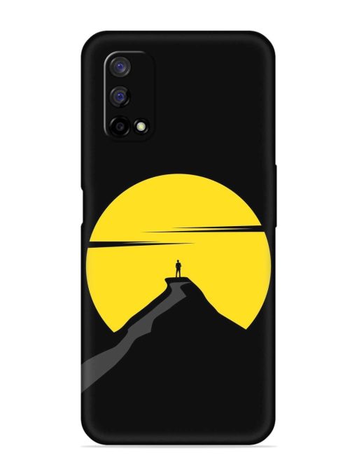 Black Ultra Vector Embossed Soft Silicone Case for Realme Narzo 30 Pro (5G)