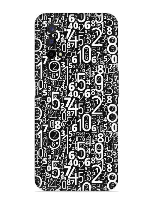 Many Numbers Different Embossed Soft Silicone Case for Realme Narzo 30 Pro (5G)