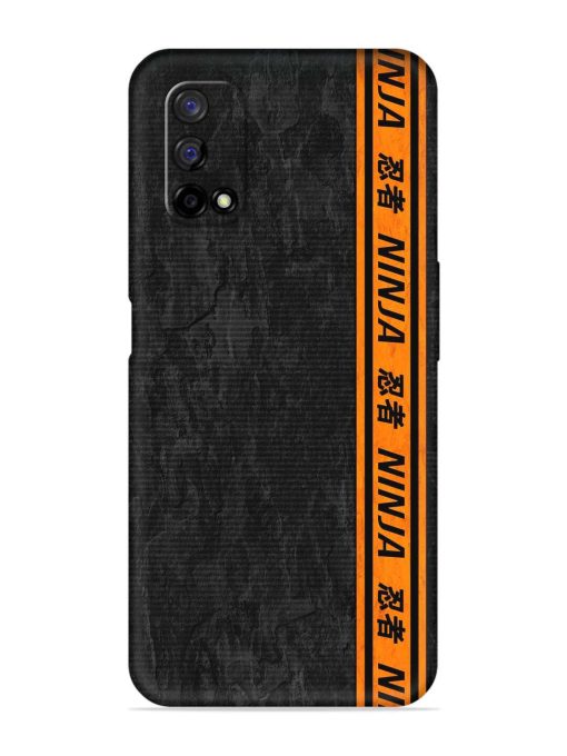 Ninja Srtips Embossed Soft Silicone Case for Realme Narzo 30 Pro (5G)