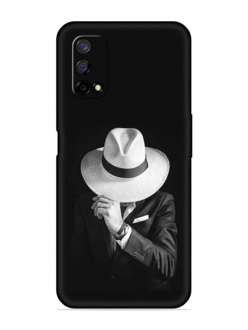 Men Under Hat Embossed Soft Silicone Case for Realme Narzo 30 Pro (5G)