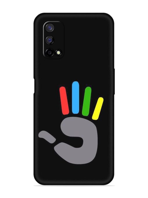 Palm Art Embossed Soft Silicone Case for Realme Narzo 30 Pro (5G)