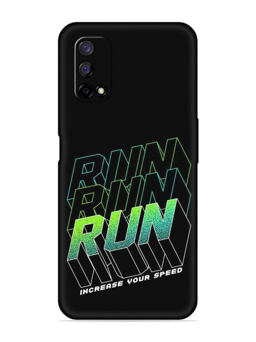 Run Embossed Soft Silicone Case for Realme Narzo 30 Pro (5G)