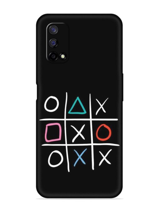 Super Neon Tic-Tac-Toe Embossed Soft Silicone Case for Realme Narzo 30 Pro (5G) Zapvi