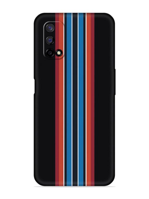 Vertical Strips Embossed Soft Silicone Case for Realme Narzo 30 Pro (5G)