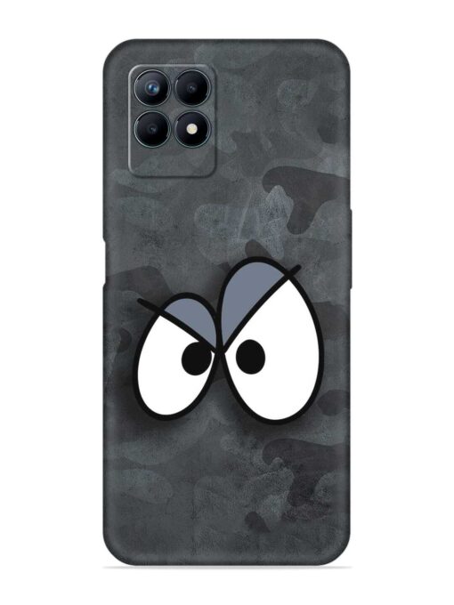 Big Eyes Night Mode Embossed Soft Silicone Case for Realme Narzo 50 (4G) Zapvi