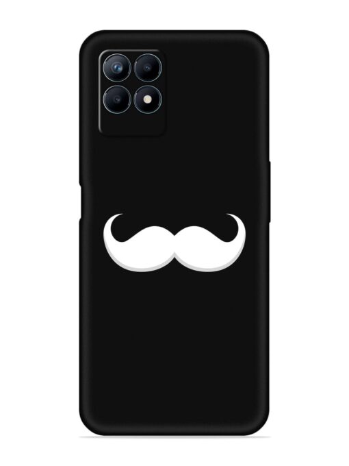 Mustache Vector Embossed Soft Silicone Case for Realme Narzo 50 (4G)