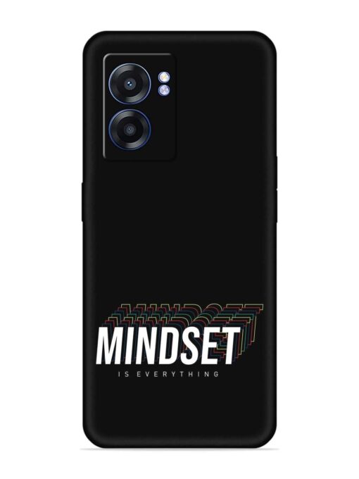 Mindset Everything Slogan Embossed Soft Silicone Case for Realme Narzo 50 (5G) Zapvi